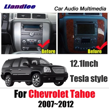 Android 7.1 Multimedya Oynatıcı İçin Chevrolet Tahoe 2007-2012 Tesla Tarzı Ekran Stereo Carplay GPS Navigasyon