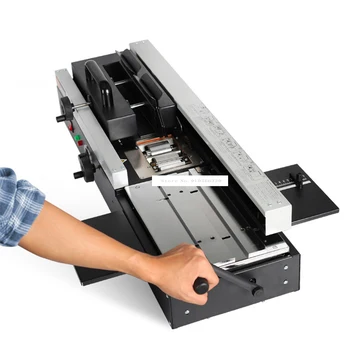 A4 Boyutu Manuel Sıcak Eriyik yapışkanlı ciltleme makinesi 4cm Kalınlığında Fotoğraf albüm Kağıt Binder Manuel kağıt kesme makinesi