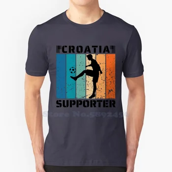 Hırvatistan Destekçisi T-Shirt Erkekler Ve Kadınlar
