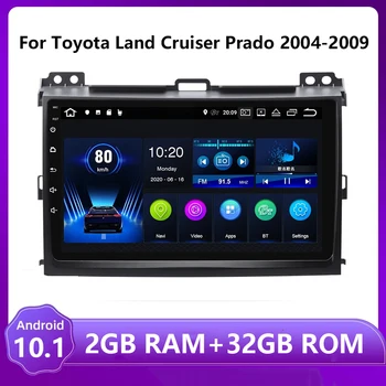 Android 10.1 Araba Multimedya Oynatıcı Toyota Land Cruiser Prado 120 2004-2009 İçin Autoradio GPS Navi Kamera WİFİ Ekran Stereo