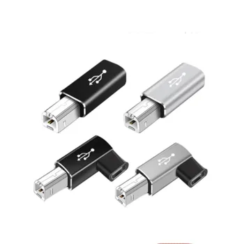 USB Tip C Dişi USB B Erkek Adaptör Tarayıcı Yazıcı Dönüştürücü USB C Veri Aktarım Adaptörü MIDI Denetleyici Klavye