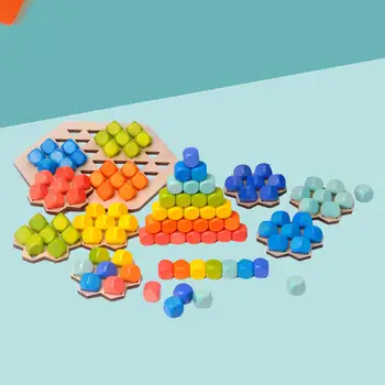 Zar Blokları Oyuncak Erken Matematik Manipulatives DIY Okul Öncesi Oyuncak Matematik Öğretim Yaş