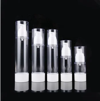 50ml havasız pompa şişesi plastik şişe losyon emülsiyon serum özü vakıf hyaluronik toner cilt bakımı kozmetik ambalaj