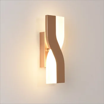 Iskandinav yaratıcı başucu lambası yatak odası oturma odası modern minimalist duvar lambası olabilir 350° dönen led çalışma okuma arka plan