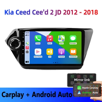 orijinal Kia Ceed İçin Cee'd 2 JD 2012-2018 Araba Radyo Multimedya Video Oynatıcı Navigasyon stereo GPS Android 10 Hiçbir 2din 2 din dvd