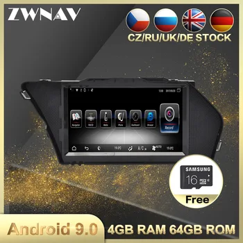 4G + 64G Android 9.0 Araba DVD Oynatıcı GPS Navigasyon İçin Mercedes-Benz GLK-X204 2008-2015 araba otomobil radyosu video stereo Wifi kafa ünitesi