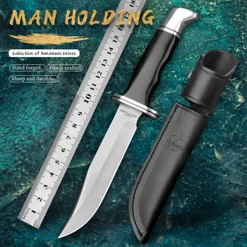 Mini Düz bıçak Kamp avcılık balıkçı bıçağı dalış bıçağı açık bıçak Sabit bıçak el bıçak adamın hediye EDC aracı