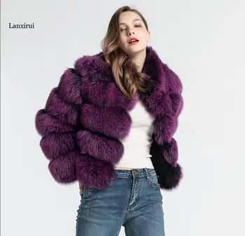Kış Kadın Yüksek Kalite Faux Tavşan Kürk Ceket Lüks Uzun Kürk Ceket Gevşek Yaka Palto Kalın Sıcak Kadın Peluş Mont