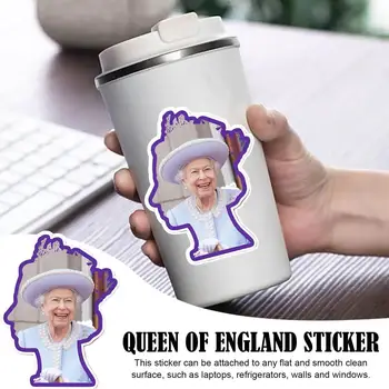 Mor Kraliçe İngiltere Sticker Dekoratif Sticker Sticker Anısına kraliçe'nin M2Q9