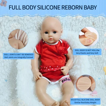 WW1566 46cm (18 inç) 2700g 100 % Silikon Yeniden Doğmuş Bebek Bebek Gerçekçi Çocuk Boyasız Bebekler DIY Boş Yumuşak Bebek çocuk oyuncakları