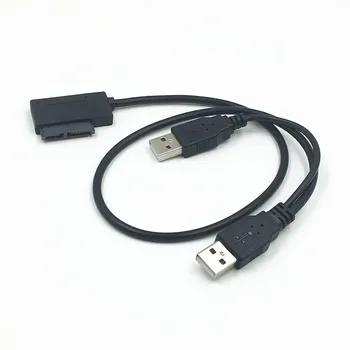 T40 USB Sürücü Kablosu İnce SATA13pin Optik Sürücü Kablosu SATA7+6pin Adaptör Kablosu Destekler Yanan
