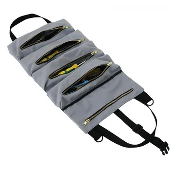 Rulo Aracı Rulo Çok Amaçlı Alet Roll Up Çanta Anahtarı Rulo Kılıfı Asılı Alet saklama çantası