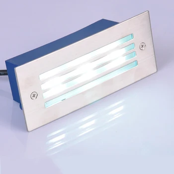 3 W / 5 W LED Gömülü aydınlatma armatürü Açık yeraltı lambaları Köşe Aydınlatma Su Geçirmez IP65 Paslanmaz Çelik Adım Yolu