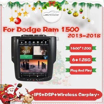 2Din PX6 Android Araba Radyo Dodge RAM 1500 2013-2018 İçin Kablosuz Carplay oynatıcı Otomatik Stereo Alıcısı GPS Navegacion Multimedya