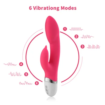 Kadın Anal G-Spot Vibratör Yapay Penis Tavşan Titreşim Vajinal Klitoral Masaj Su Geçirmez Mastürbasyon Seks Oyuncakları Kadın İçin