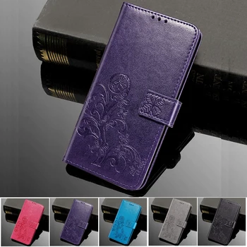 Telefon Kılıfı için Samsung Galaxy M02 M02S A02 A02S A9 A9 Pro M21 M21S A32 Deri Cüzdan Kapak