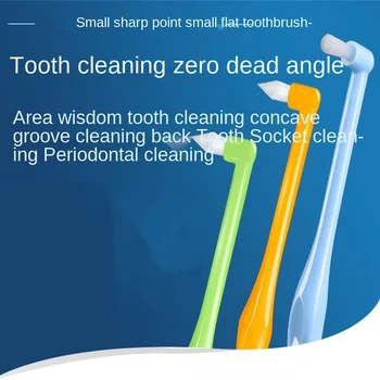 1 Adet Ortodontik Diş Fırçası İnterdental Diş Fırçası Küçük Kafa Yumuşak Saç Düzeltme Diş Parantez Diş İpi Ağız Diş Bakımı