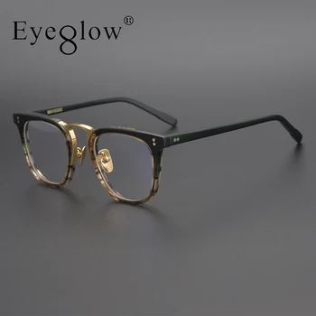 2020 Gözlük Çerçevesi Titanyum Reçete Gözlük Kadınlar Miyopi Gözlük Çerçeveleri erkekler için Vintage Japonya Tasarımcı Marka Gözlük