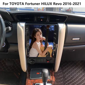 Araba Radyo Android Multimedya Oynatıcı TOYOTA Fortuner HİLUX Revo 2016-2021 İçin 2din Stereo OTOMATİK sesli GPS Kafa Ünitesi Tesla Ekran
