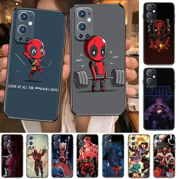 Marvel Avengers Deadpool OnePlus Nord N100 N10 5G 9 8 Pro 7 7Pro Kılıf Telefon Kapak İçin OnePlus 7 Pro 1+7T 6T 5T 3T Durumda