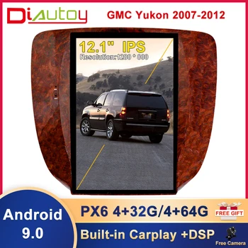 Tesla Tarzı Android 9.0 Araba GPS Navigasyon için GMC YUKON 2007-2012 Android otomobil radyosu Stereo Ana Ünite Video Multimedya Oynatıcı