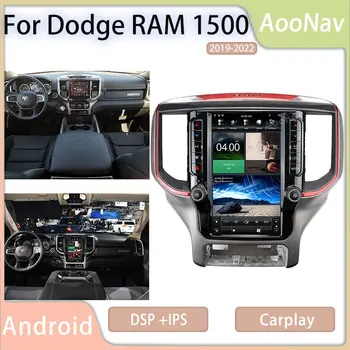 12.1 İnç Android 11 Araba Radyo Dodge RAM 1500 2019 2020 2021 2022 Tesla Otomatik teyp GPS Navigasyon Multimedya Oynatıcı