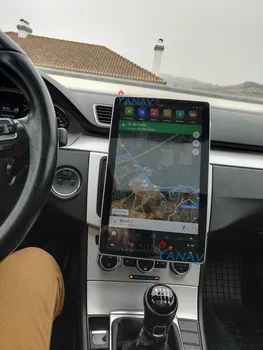 12.8 inç Evrensel Android 9.0 Tesla Tarzı Rotasyon IPS Ekran Araba multimedya Oynatıcı Radyo Araba Stereo kafa ünitesi Autoradio GPS