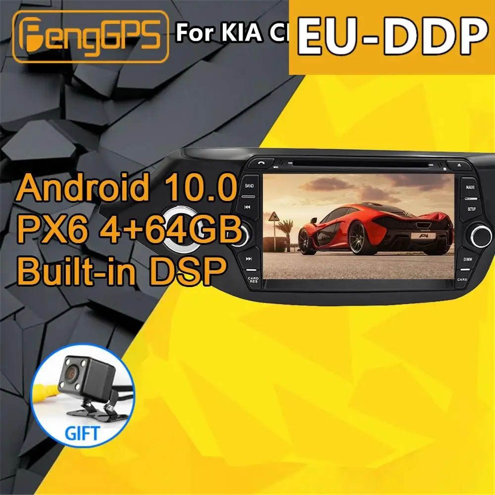 KİA CEED için Android Radyo 2012 - 2013 2018 Multimedya Ses PX6 Araba DVD Oynatıcı GPS Navi Başkanı ünitesi Autoradio kaset kaydedici Görüntü 0