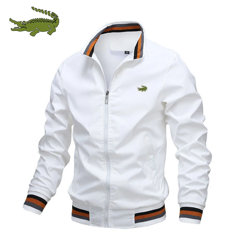 CARTELO erkek İş Moda Ceket Standı Yaka Rahat fermuarlı ceket Açık Spor Ceket Rüzgarlık Görüntü 0