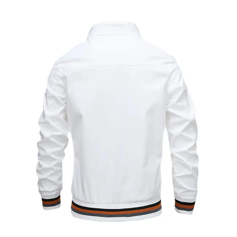 CARTELO erkek İş Moda Ceket Standı Yaka Rahat fermuarlı ceket Açık Spor Ceket Rüzgarlık Görüntü 1