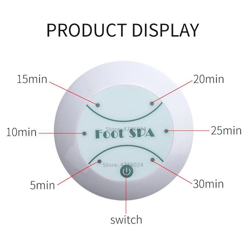 Ev Mini Detoks Makinesi İyon Temizlemek İyonik Detoks Ayak Banyosu Aqua Hücre Spa Makinesi Ayak banyosu Masajı Detoks Ayak Banyosu Dizileri Aqua Sp Görüntü 3