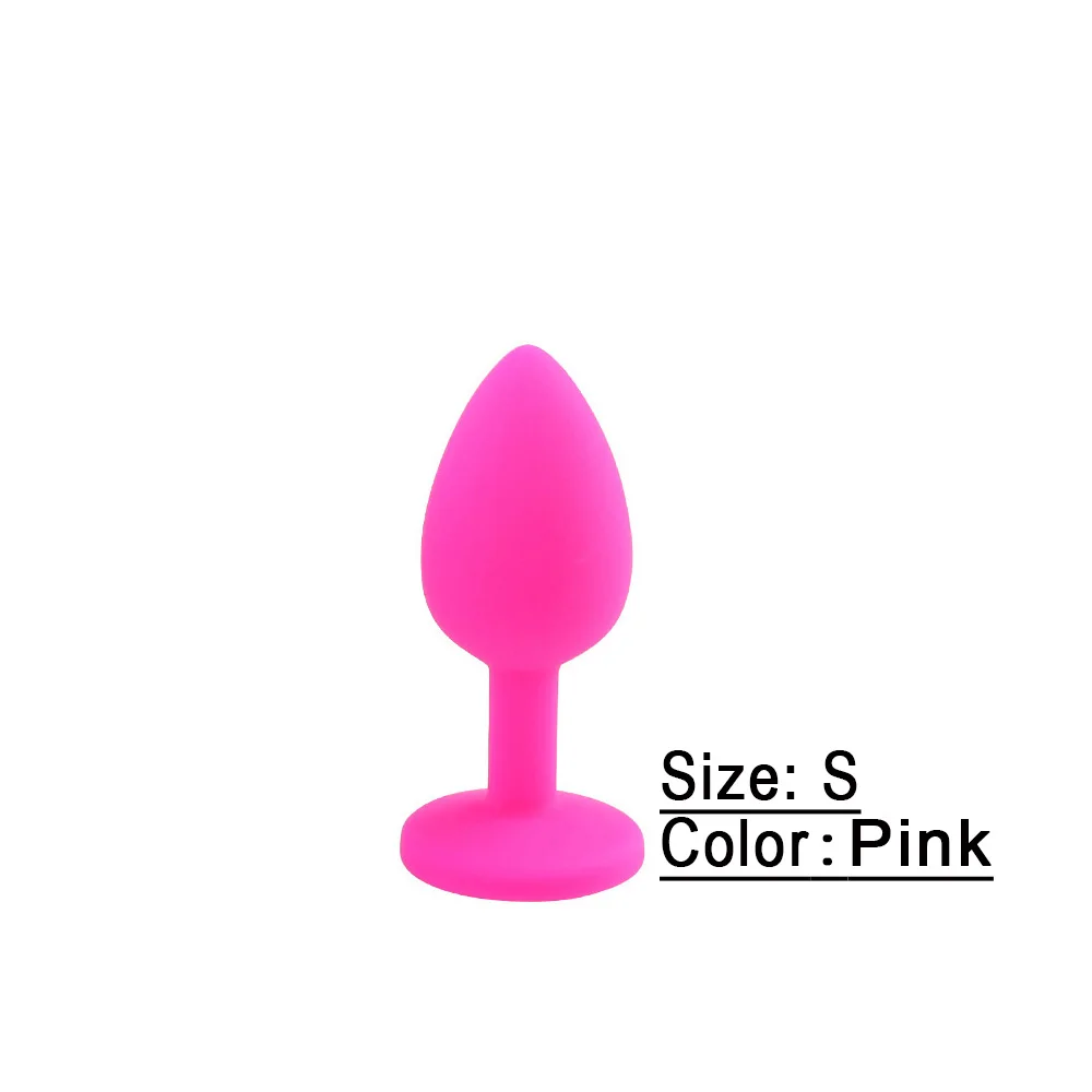 S / M Silikon Anal Plug Butt Plug Unisex Seks Stoper 2 Farklı Boyut Yetişkin Oyuncakları Erkekler için / Kadın Anal Eğitmen Çiftler için Acemi Görüntü 5