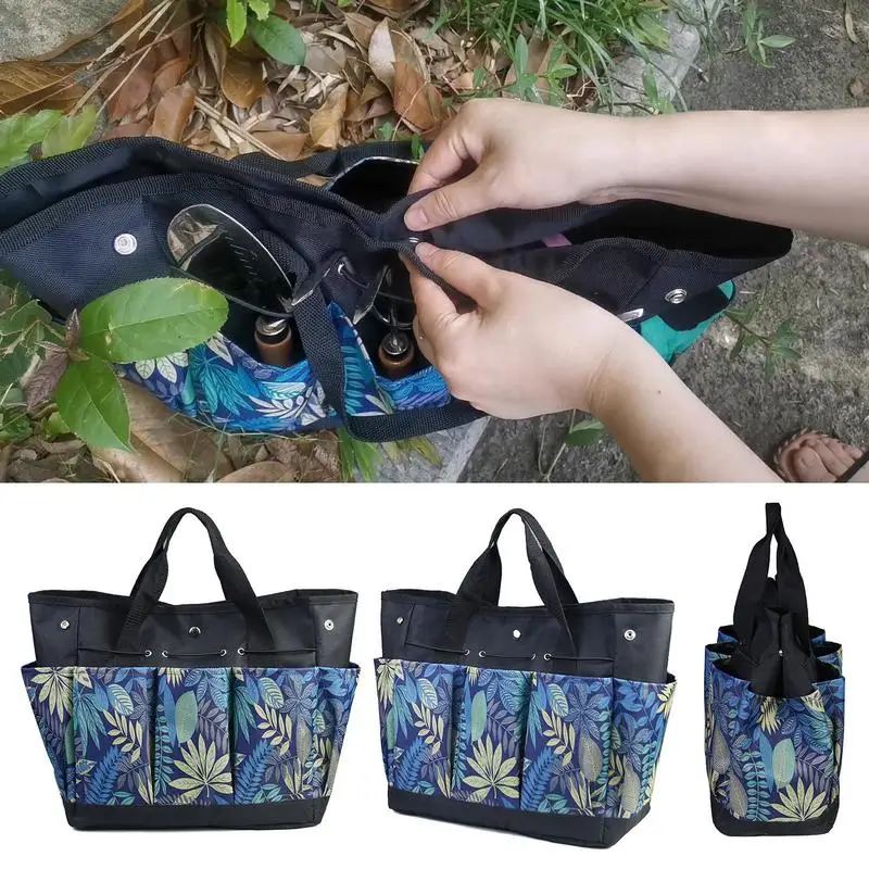 Bahçe Alet Çantası Bahçe Alet çantası düzenleyici Cepler İle Bahçe alet düzenleyici Çantası Bahçe saklama kutusu Kadınlar Erkekler İçin Görüntü 4