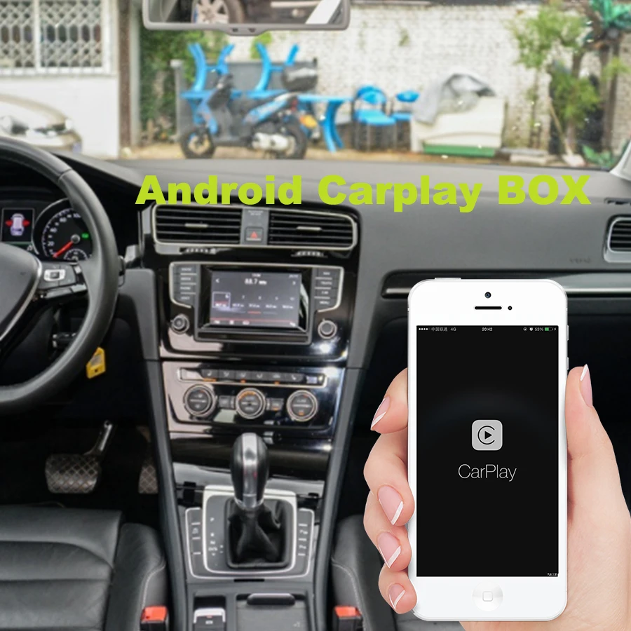 Volkswagen VW GOLF Varyant Android Otomatik Aı Kutusu Kablosuz Carplay Dongle Carplay Akıllı Bağlantı USB Dongle Adaptörü Görüntü 0