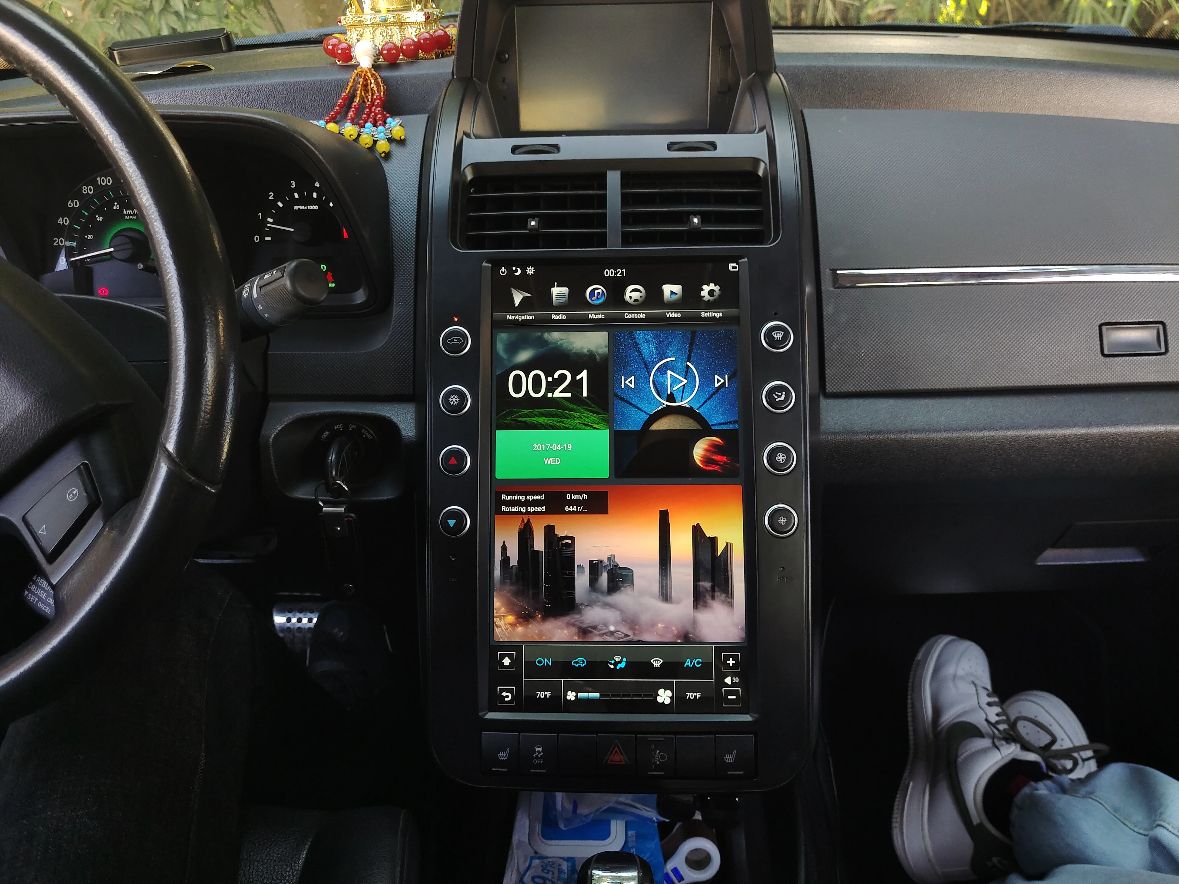 13.6 inç PX6 Araba Radyo Android Dodge Journey 2008-2012 İçin Multimedya Oynatıcı Araba Stereo GPS Navigasyon Carplay Wifi 4G Görüntü 1