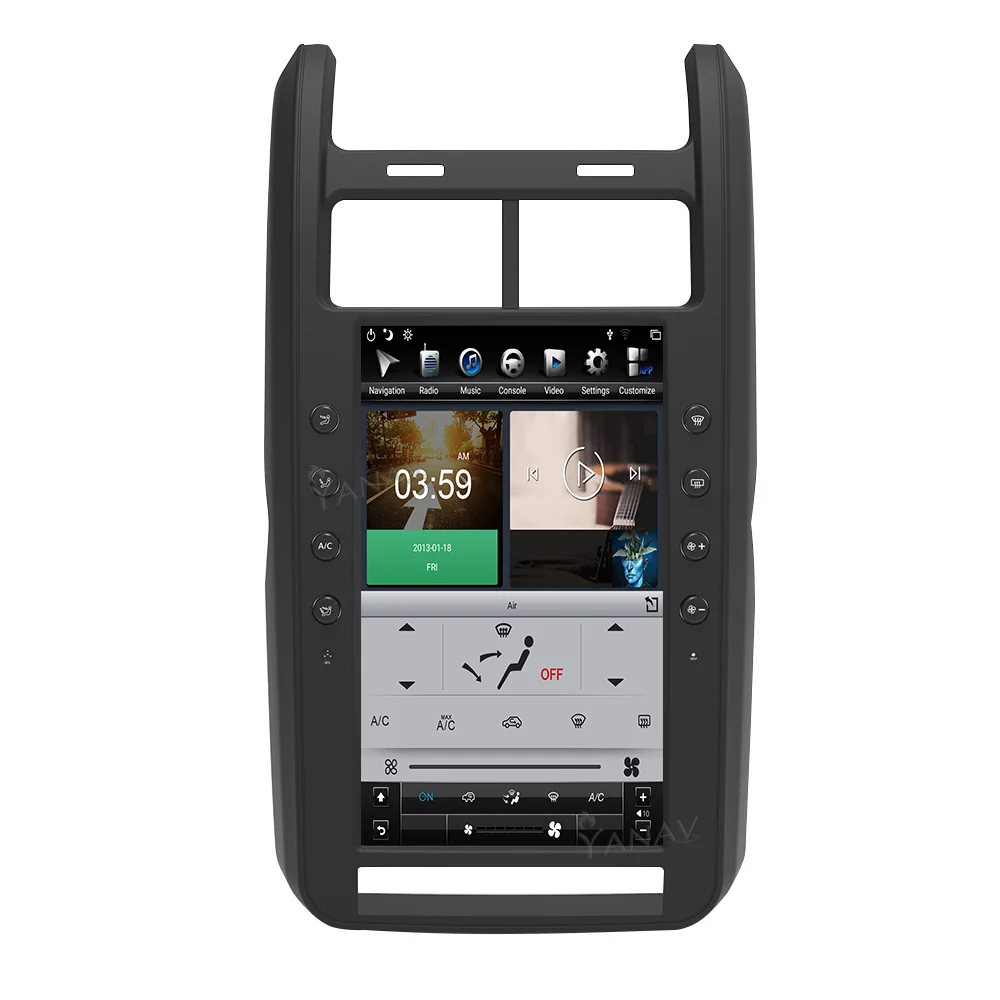 13.6 inç PX6 Araba Radyo Android Dodge Journey 2008-2012 İçin Multimedya Oynatıcı Araba Stereo GPS Navigasyon Carplay Wifi 4G Görüntü 4