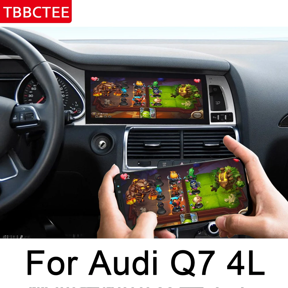 Audi için Q7 4L 2006~2009 MMI Android Araba GPS Multimedya Oynatıcı HD Ekran Stereo Navi Harita Orijinal Tarzı otomobil radyosu WİFİ BT Görüntü 3