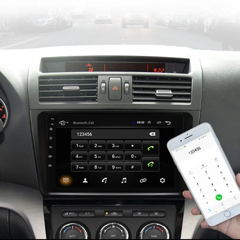 2G + 32G Android 10.1 Araba Radyo Mazda 3 2004-2010 İçin Wıfı Otomatik Stereo araç DVD oynatıcı gps Navigasyon stereo Multimedya mp5 Oynatıcı 9 inç Görüntü 4