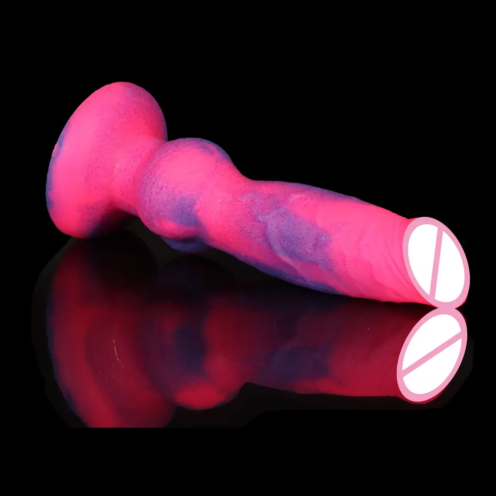 Hayvan Köpek Kurt Gerçekçi Yapay Penis Yumuşak Silikon At Penis Sahte Anal Butt Plug Yetişkin Oyunları Seks Oyuncakları Kadınlar için Kadın Mastürbasyon Görüntü 4
