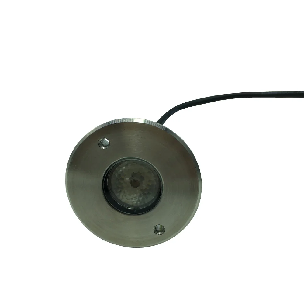 3W LED sualtı ışığı DC12V 316 Paslanmaz Çelik Sıcak Beyaz Plastik Montaj Kollu IP68 Su Geçirmez Görüntü 1