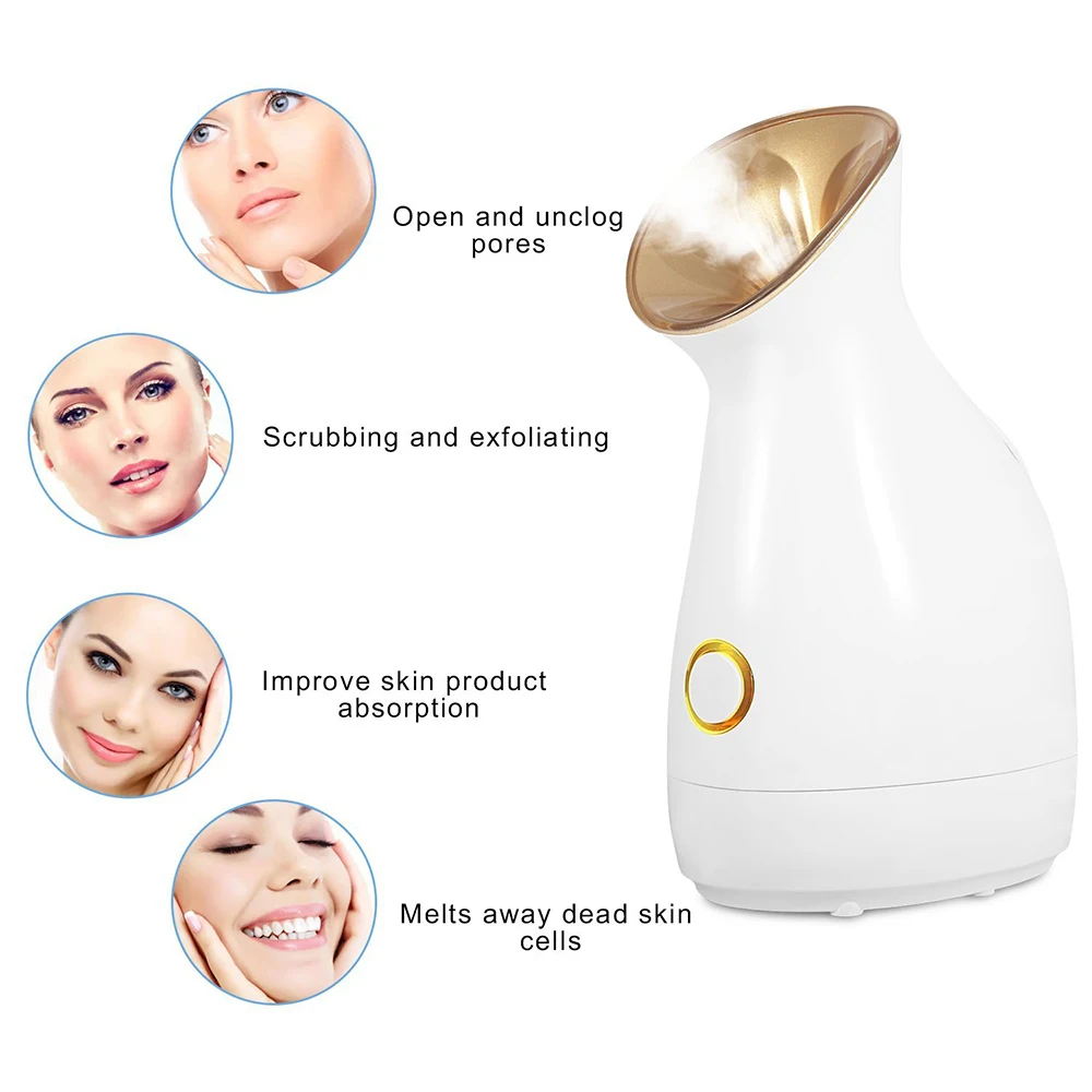 Kadın yüz buhar makinesi Püskürtücü Nano Mister yüz buhar makinesi Güzellik Yüz Bakımı Derin Temizlik Yüz Nemlendirici Nemlendirici Sıcak Sprey Görüntü 3