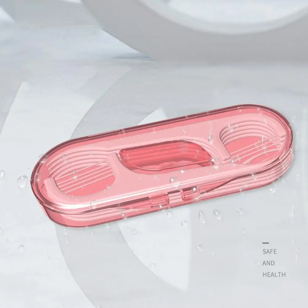 10 Adet / kutu Büyük Güvenli Kompakt Diş İpi Çubukları saklama kutusu Kürdan Toz Geçirmez Kutu Ağız Bakımı Görüntü 3