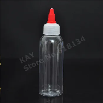 750 adet 100ml sıvı pet plastik şişe, büküm üst kapağı damlalık şişeler, plastik saklama kutusu toptan