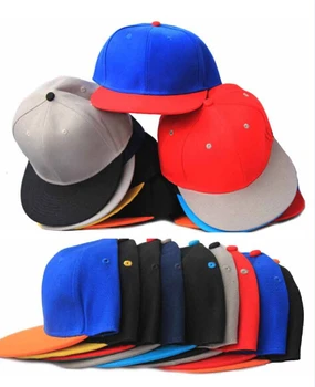 Yeni 2 Ton Boş Düz Snapback Şapka Hip-Hop Ayarlanabilir Bboy beyzbol şapkası Erkekler Kadınlar İçin Mix Renk Mix Sipariş Ücretsiz Kargo 001