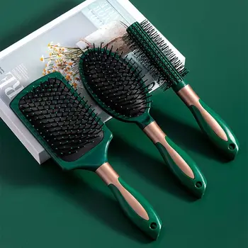 1 ADET Yüksek Kalite Masaj Saç Fırçası anti-statik Kıvırcık Tarak Hava Yastığı Naylon Kafa Derisi Tarak Saç Salon Styling Araçları Kadınlar için