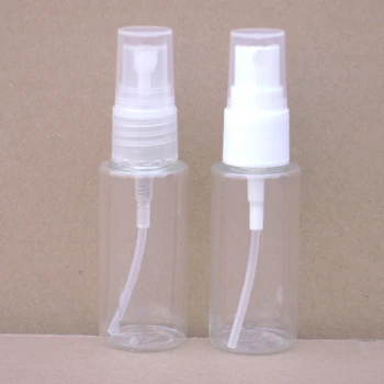 100 ADET 25 ml düz omuz toptan kozmetik ince sis sprey şişesi, 25 ML PET plastik sprey şişesi, küçük sprey şişeleri