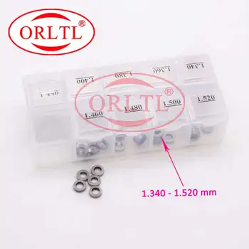 ORLTL 50 ADET B60 1.34-1.52 mm Enjektör Memesi Ayar Yıkayıcı Şimleri yakıt enjektörü Contaları BOSCH Siemens Piezo Enjeksiyon