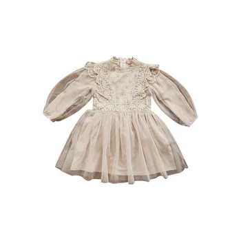 2022 Yaz çocuk Kız Kısa Etek Kabarık Kek Elbise Zarif Prenses Günlük Rahat İplik Etek 3-8y