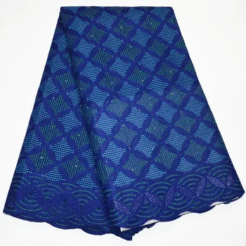 (5 yards / pc) harika tasarım İsviçre vual dantel kumaş zarif işlemeli Afrika pamuk dantel kumaş parti elbise için CLP40
