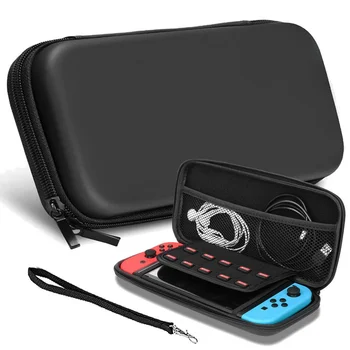 NS PU Su Geçirmez Cilt Kabuk Taşıma Çantası Taşınabilir Seyahat file çanta Çanta Konsolu İçin Elastik Kayış İle Nintendo Anahtarı Lite